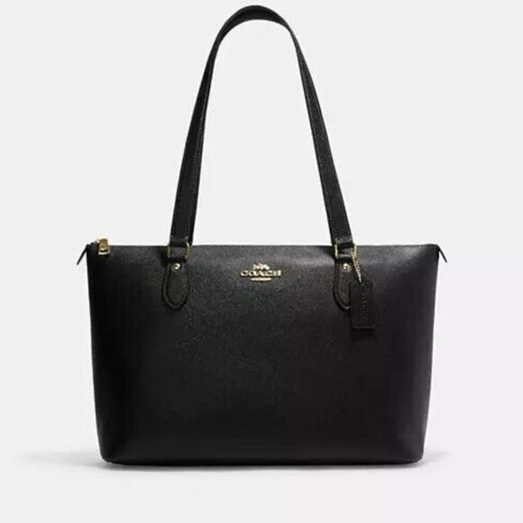 Coach Handbags - Coach Gallery Tote Gold/Black CH505 NWT